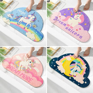 Magical Unicorn Soft Bathroom Mat Collection-Kawaii Dream