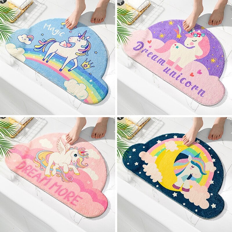 Magical Unicorn Soft Bathroom Mat Collection-Kawaii Dream