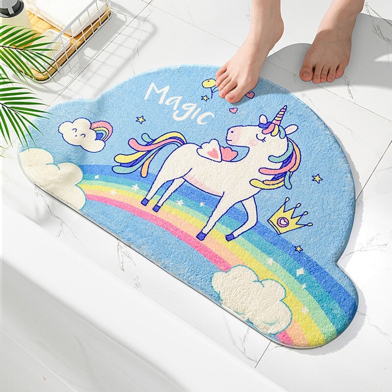 Magical Unicorn Soft Bathroom Mat Collection-Kawaii Dream