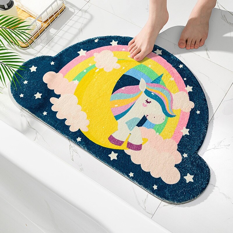 Magical Unicorn Soft Bathroom Mat Collection-Kawaii Dream