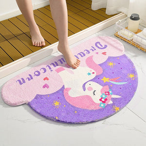 Magical Unicorn Soft Bathroom Mat Collection-Kawaii Dream