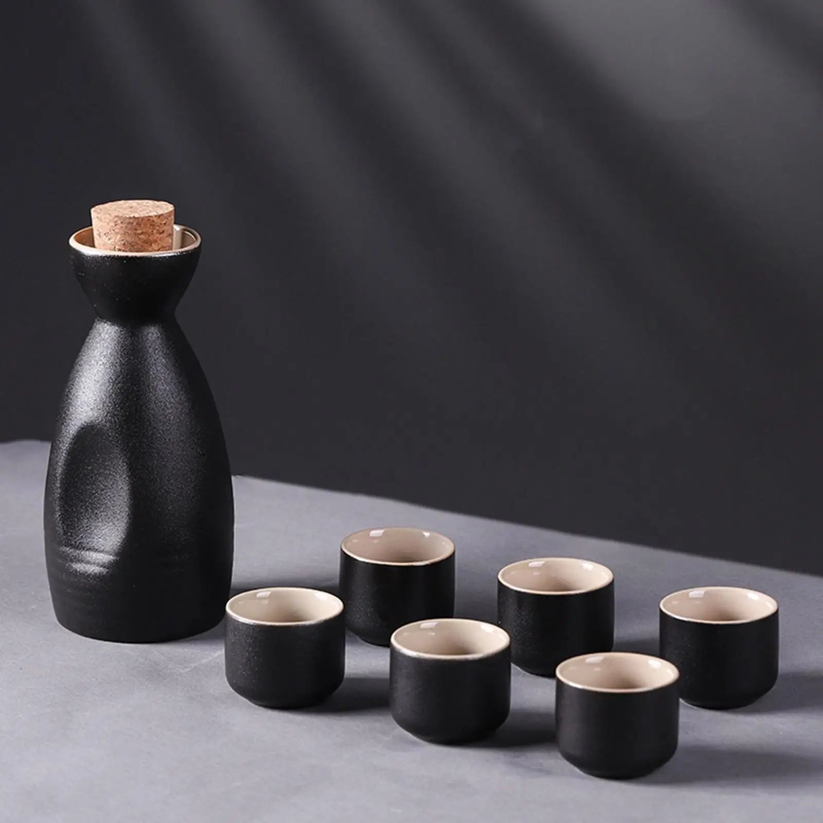 Midnight Japanese Style Ceramic Sake Set-Kawaii Dream