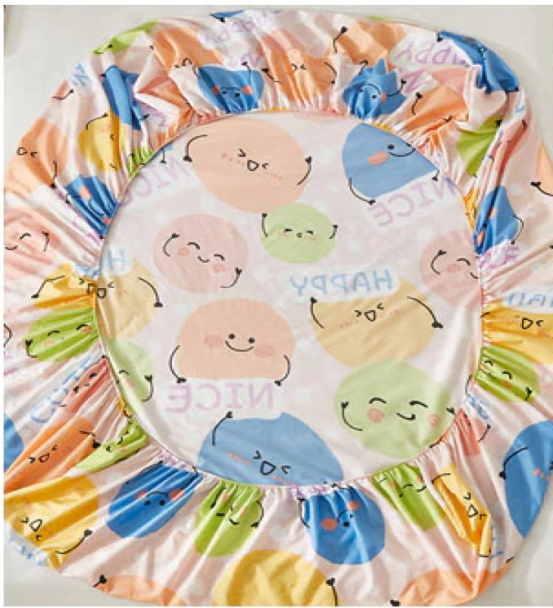 Millions of Happy Emojis Fitted Bedsheet-Kawaii Dream
