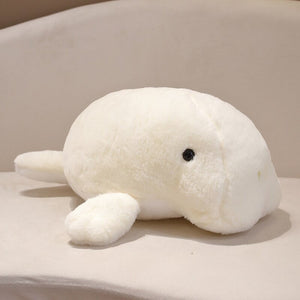 Milo the Fluffy White Manatee Plush-Kawaii Dream