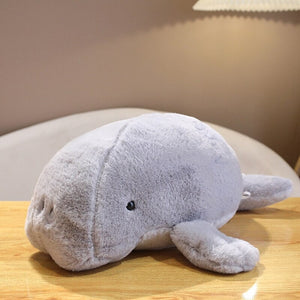 Milo the Fluffy White Manatee Plush-Kawaii Dream