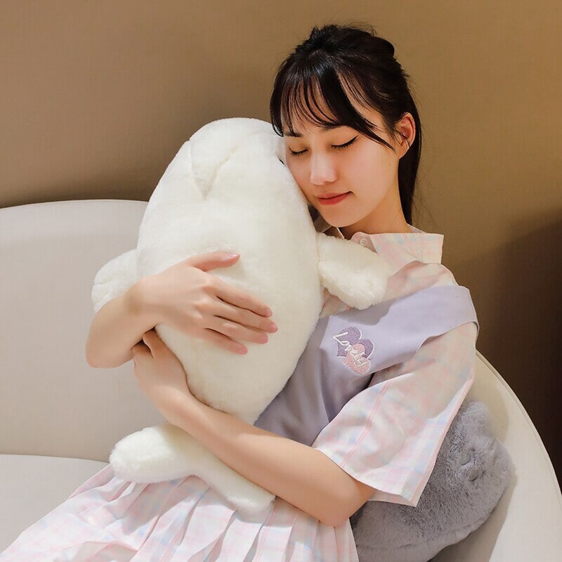 Milo the Fluffy White Manatee Plush-Kawaii Dream