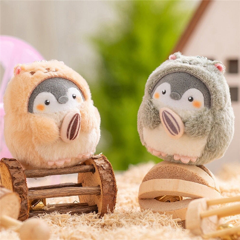 Mini Kawaii Chubby Penguin Hamster Keyring Pendant-Kawaii Dream