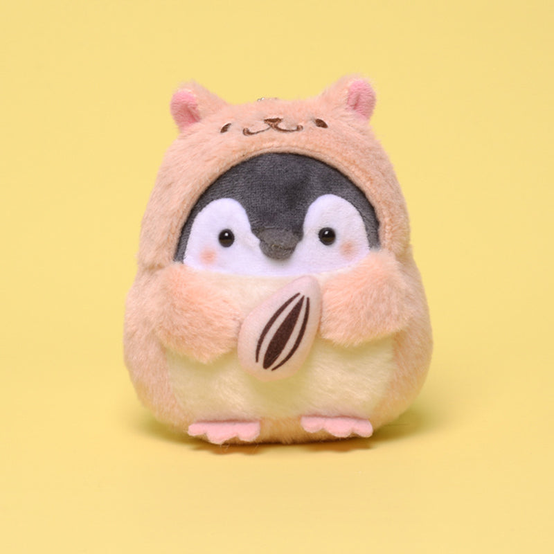Mini Kawaii Chubby Penguin Hamster Keyring Pendant-Kawaii Dream