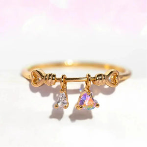 Mini Love Heart Adjustable Ring-Kawaii Dream
