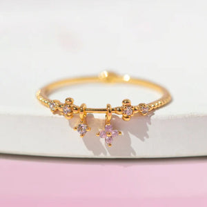 Mini Love Heart Adjustable Ring-Kawaii Dream
