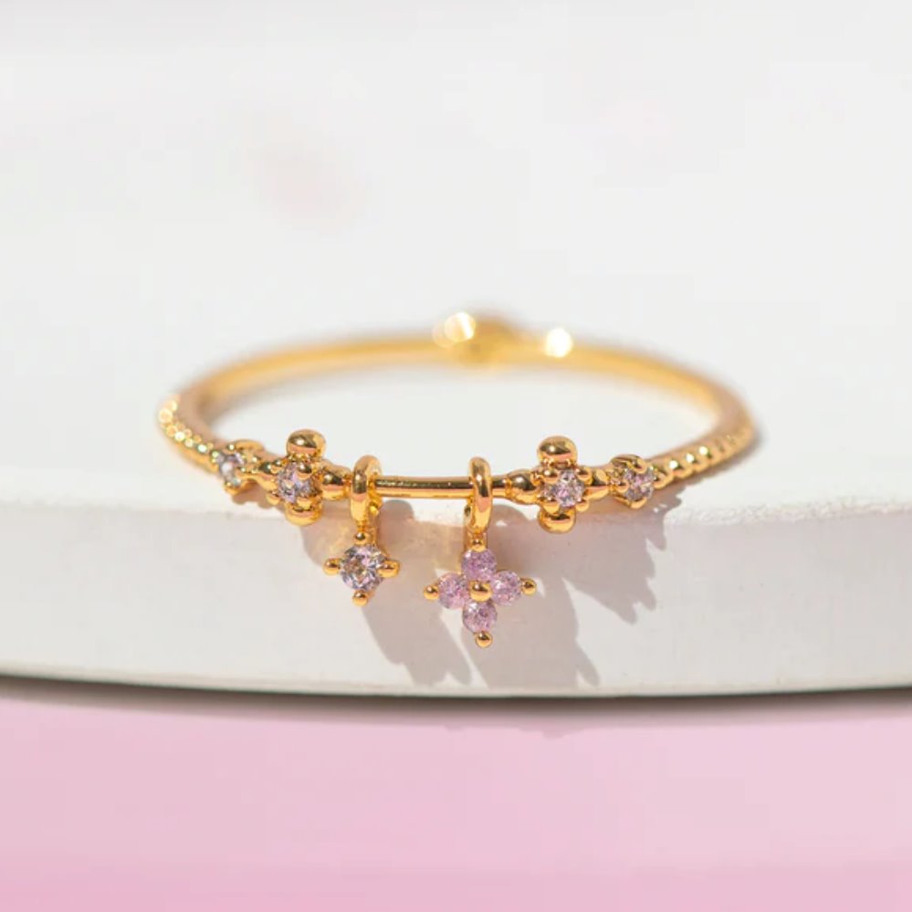 Mini Love Heart Adjustable Ring-Kawaii Dream