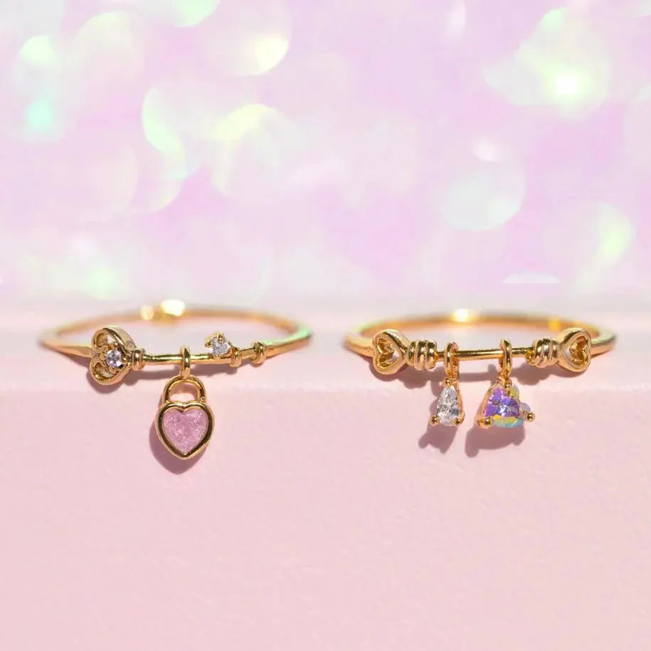 Mini Love Heart Adjustable Ring-Kawaii Dream