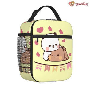 Mocha and Tofu Panda Bear Cuddle Love Lunch Bags-Kawaii Dream