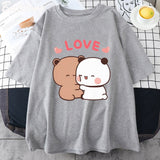Mocha and Tofu Panda Bear Love Tee-Kawaii Dream