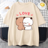 Mocha and Tofu Panda Bear Love Tee-Kawaii Dream