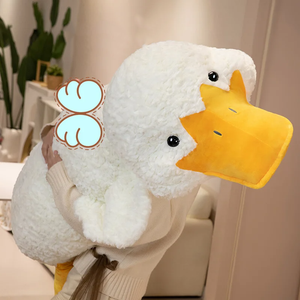 Molly the Giant Fluffy White Duck Plushie-Kawaii Dream