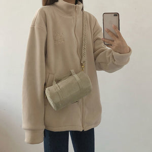 Monster Skateboarding Women's Fleece Zipped Jacket (2023 Season)-Kawaii Dream
