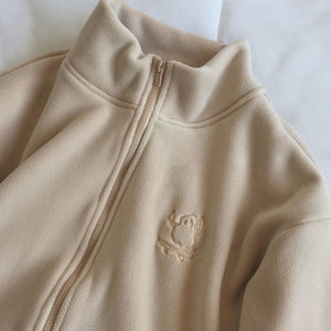 Monster Skateboarding Women's Fleece Zipped Jacket (2023 Season)-Kawaii Dream