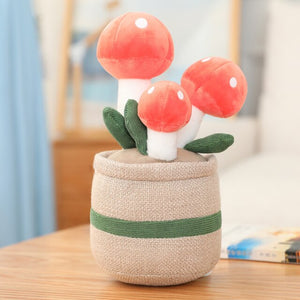 Mushroom Pot Plant Plushie-Kawaii Dream