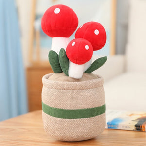 Mushroom Pot Plant Plushie-Kawaii Dream