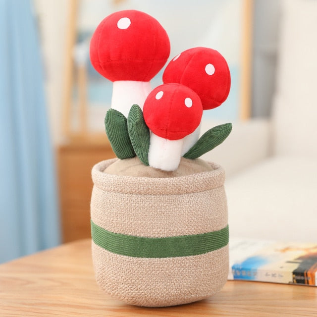 Mushroom Pot Plant Plushie-Kawaii Dream