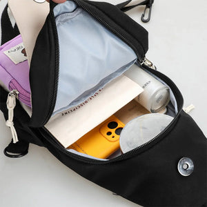 Myron Bear Colour Block Mini Backpack-Kawaii Dream
