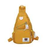 Myron Bear Colour Block Mini Backpack-Kawaii Dream