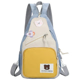 Myron Bear Colour Block Mini Backpack-Kawaii Dream