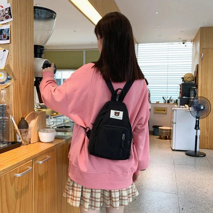 Myron Bear Mini Backpack-Kawaii Dream