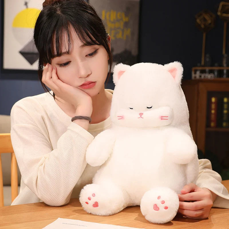 Napping Noodle Cat Plush-Kawaii Dream