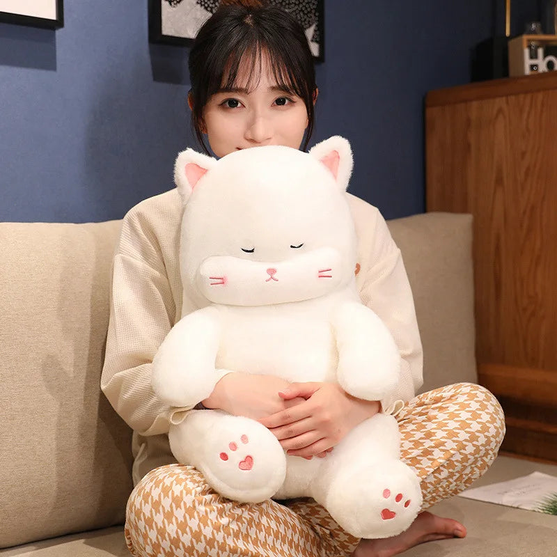 Napping Noodle Cat Plush-Kawaii Dream