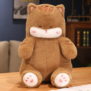 Napping Noodle Cat Plush-Kawaii Dream