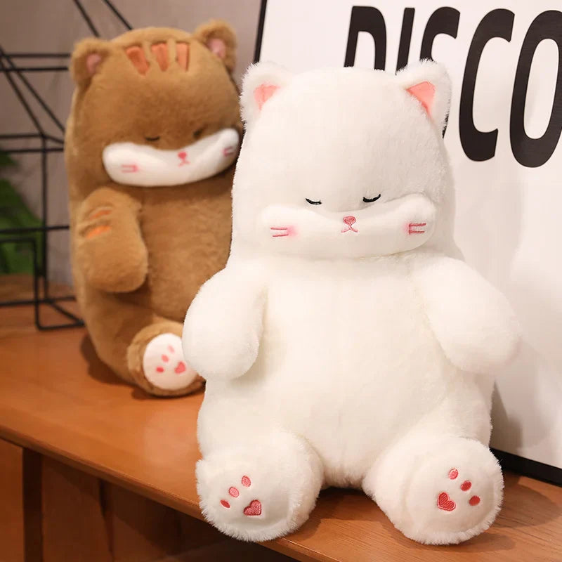 Napping Noodle Cat Plush-Kawaii Dream