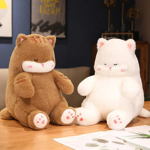 Napping Noodle Cat Plush-Kawaii Dream