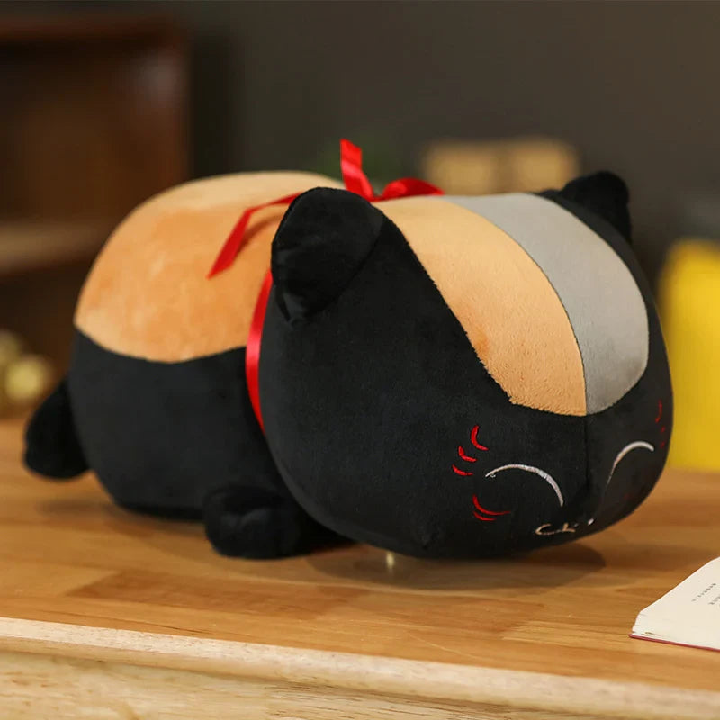 Natsume Yuujinchou Nyanko Cat White Black Plushie-Kawaii Dream