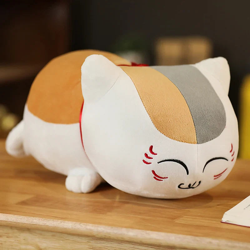 Natsume Yuujinchou Nyanko Cat White Black Plushie-Kawaii Dream
