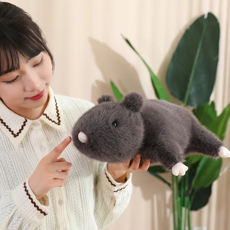 Nibbles the Black Rat Plush-Kawaii Dream