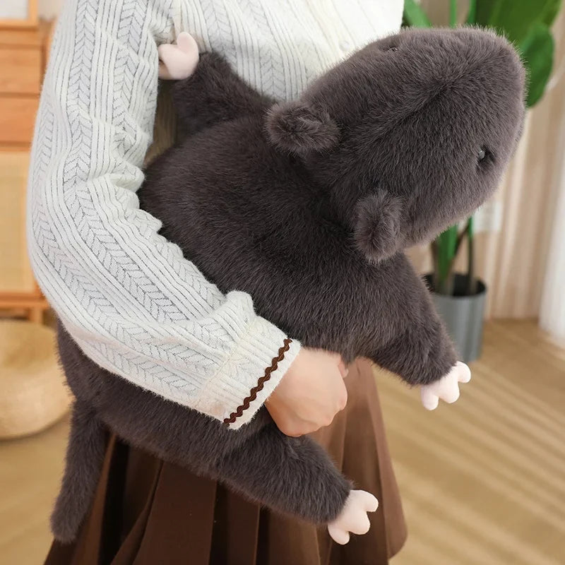 Nibbles the Black Rat Plush-Kawaii Dream