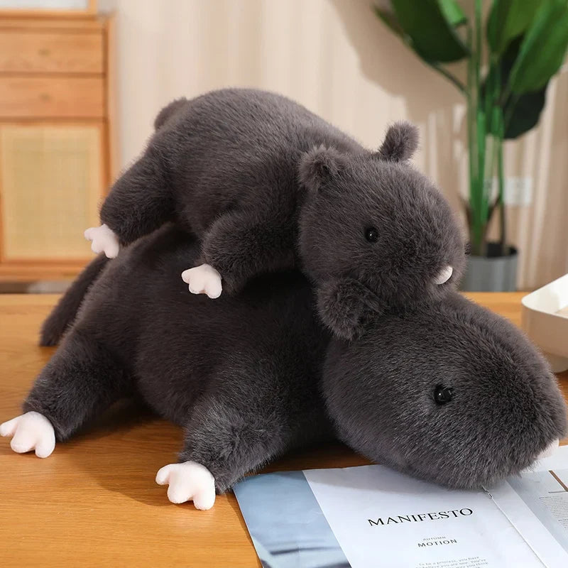 Nibbles the Black Rat Plush-Kawaii Dream