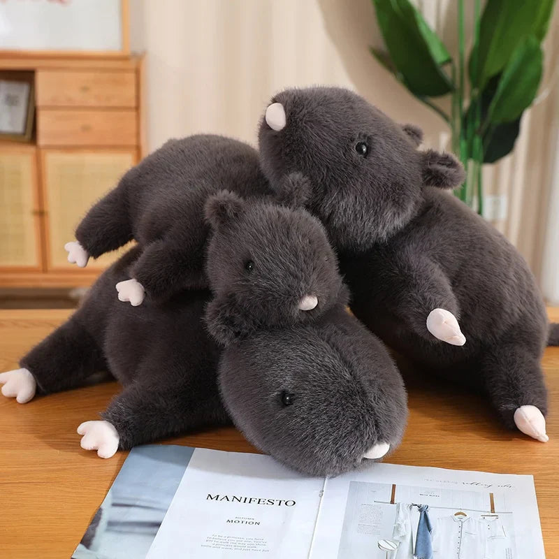 Nibbles the Black Rat Plush-Kawaii Dream