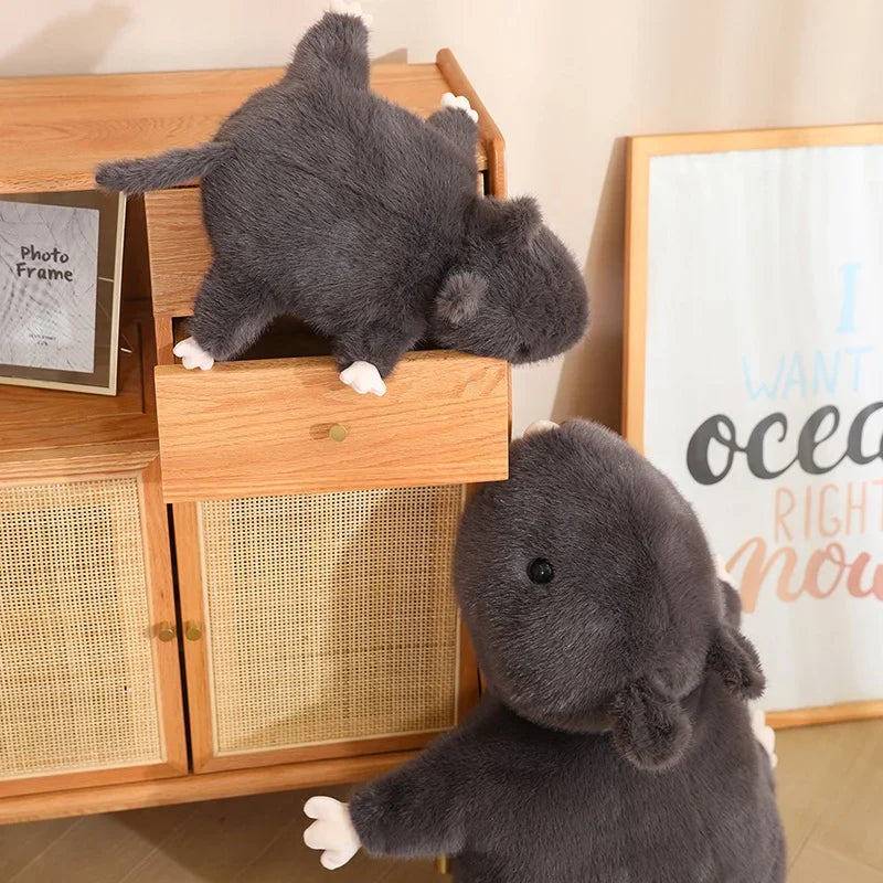 Nibbles the Black Rat Plush-Kawaii Dream