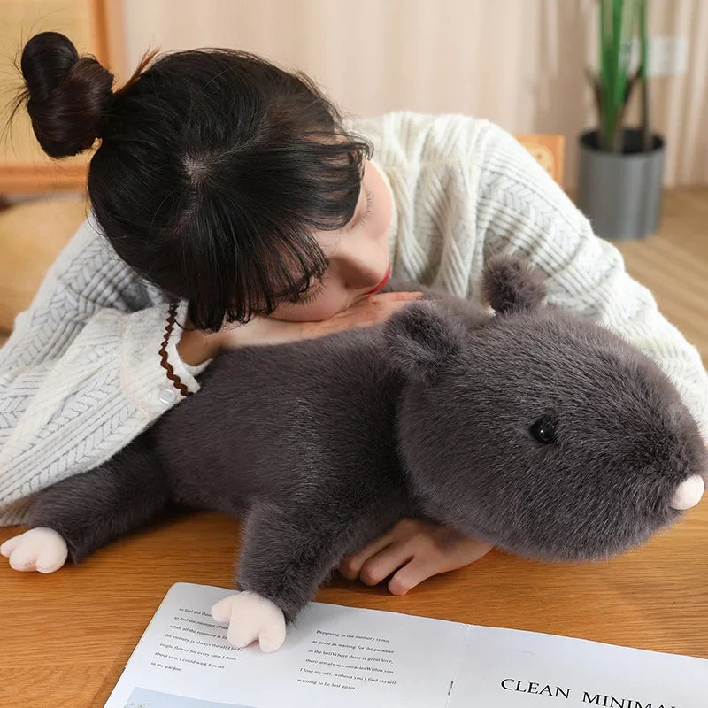 Nibbles the Black Rat Plush-Kawaii Dream