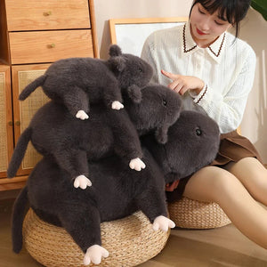 Nibbles the Black Rat Plush-Kawaii Dream
