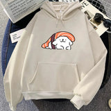 Nigiri Sushi Luckie the Dog Unisex Hoodie-Kawaii Dream