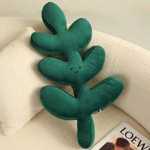 Nordic Green Lifelike Leaf Plushies Pillow-Kawaii Dream