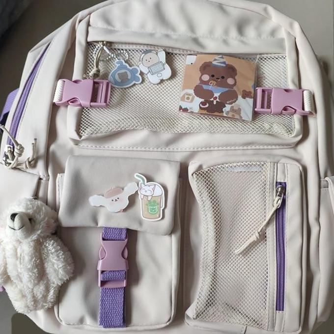 Nylon Study Besties Backpack-Kawaii Dream