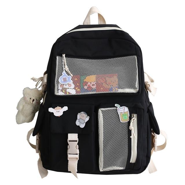 Nylon Study Besties Backpack-Kawaii Dream