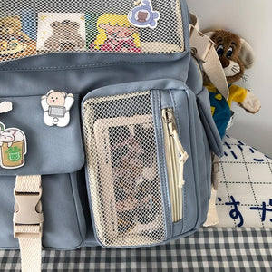 Nylon Study Besties Backpack-Kawaii Dream
