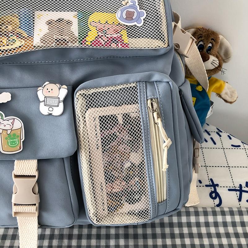 Nylon Study Besties Backpack-Kawaii Dream