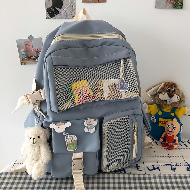 Nylon Study Besties Backpack-Kawaii Dream